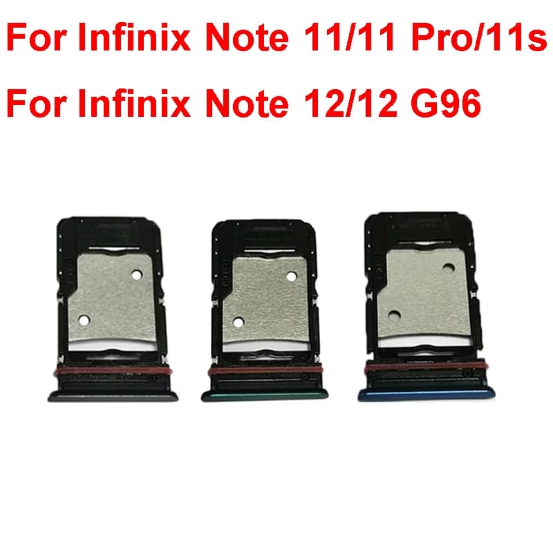Slot per vassoio scheda SIM per Infinix Note 11 Pro Note 11s Nota 12 G96 X697 X663B X698 X663C X663D X670 Adattatore slot per lettore di schede SIM