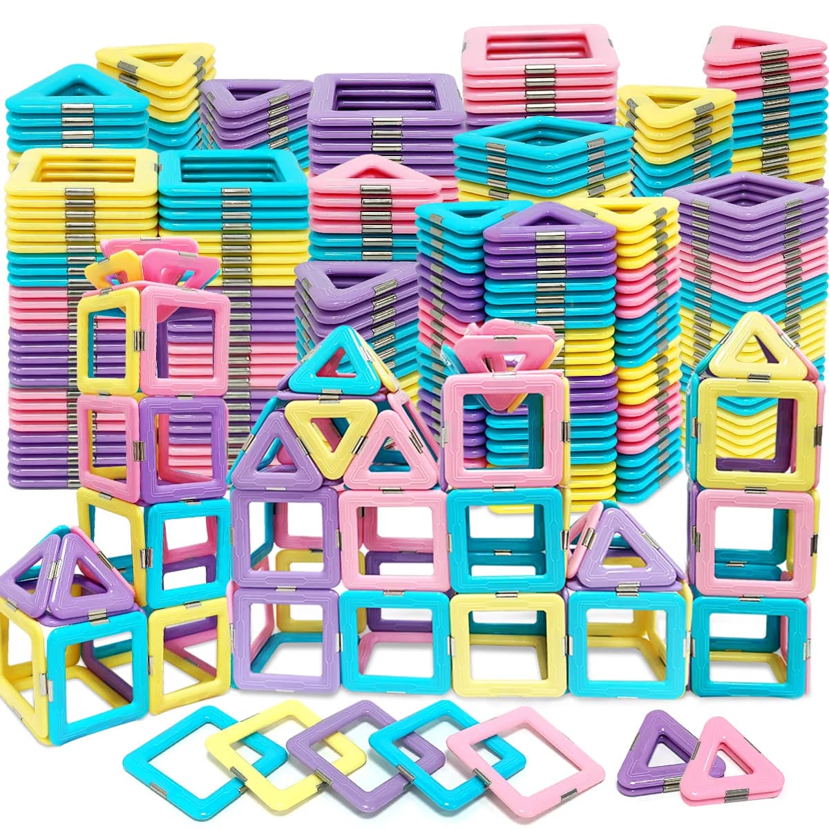 Set di blocchi magnetici, giocattolo STEM, tessere magnetiche, giocattolo magnetico educativo, regalo di blocchi di costruzione, regalo di natale regalo di pasqua