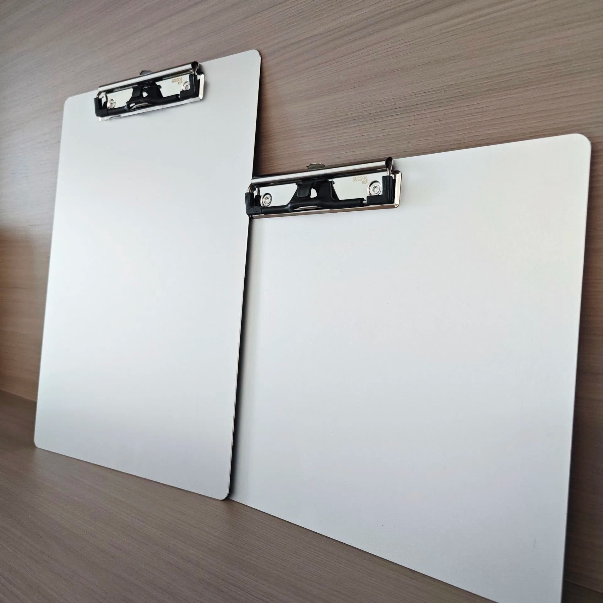 Aluminum Clipboard A4 Folder Metal Clip Board Storage Folder 1.2mm Thickness Writing Pad File Menu Board for Business Supplies