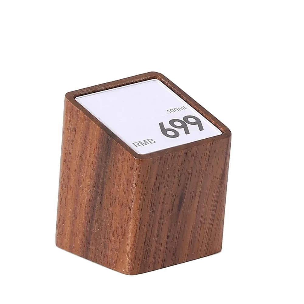 Espositore Multiformato per Etichette Prezzi in Acrilico, Supporto per Cartelli Kahki Coffee, Porta Etichette e Cartellini con Nome