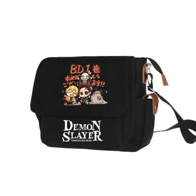 Borsa a tracolla Demon Slayer Anime, zaino a tracolla per uomo e donna, per scuola, viaggi, casual, alla moda, accessorio carino e kawaii