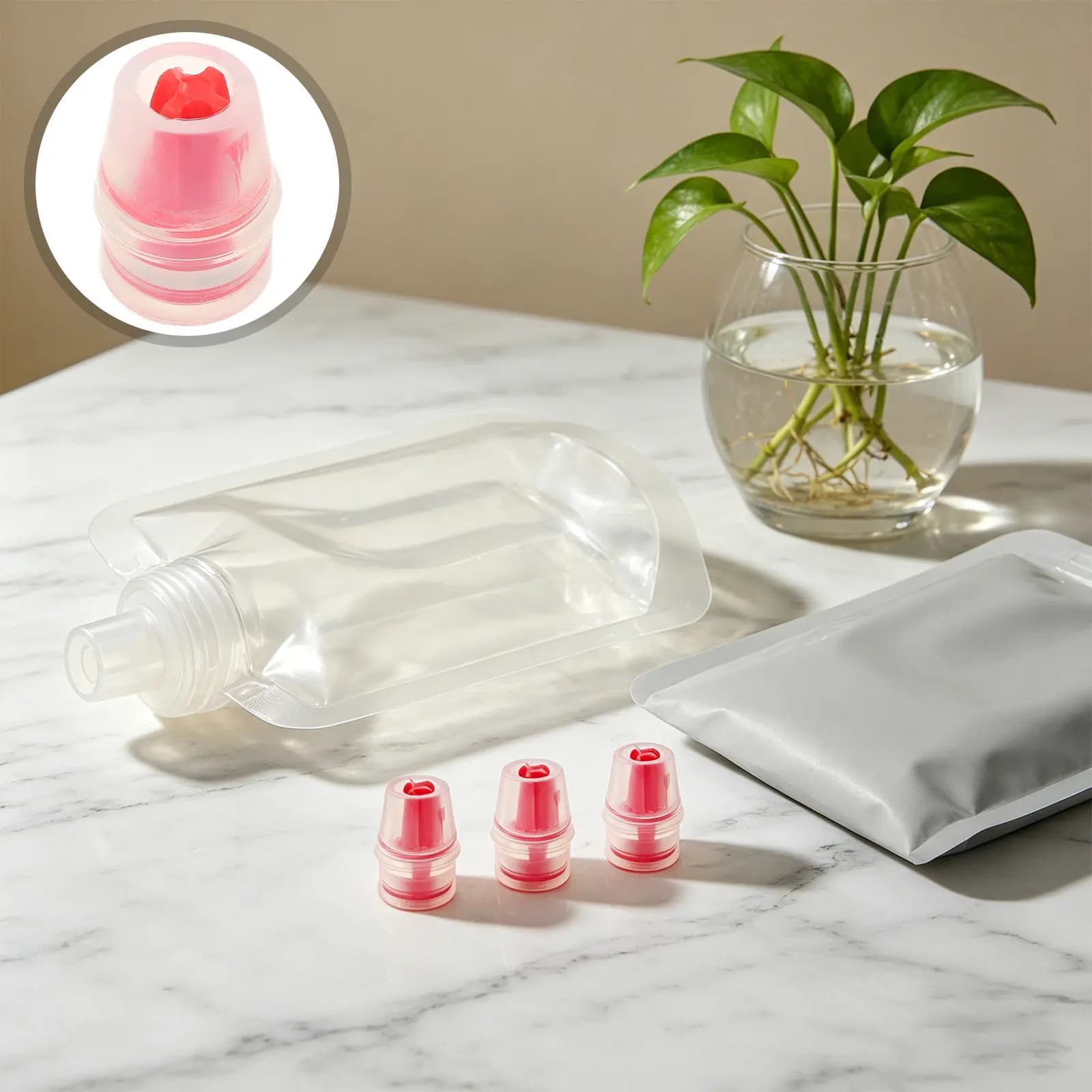 4 Pezzi Valvola Anti-morso in Silicone per Zaino Idratazione, Bocchino di Ricambio Anti-perdita per Sacca d'Acqua, per Sport all'Aperto, Ciclismo, Escursionismo