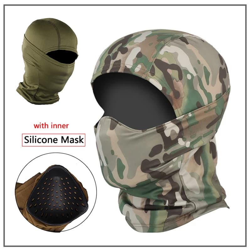 Tactical Airsoft Full Face Balaclava Paintball Cycling Bicycle Hiking Scarf Fishing Snowboard Ski Masks Hood Hat Men Women