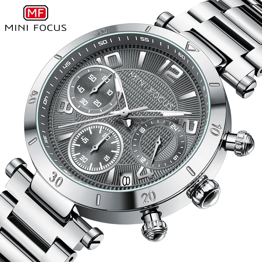 Orologio da Donna MF0489 in Acciaio Inossidabile, Impermeabile, con Data Automatica, Elegante Orologio da Polso di Lusso per Donne, Nuovo Modello
