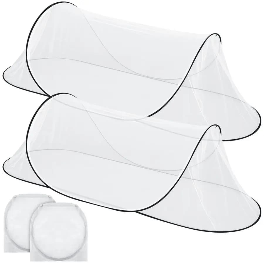 Mosquito net Pop-up Large Portable Foldable for Bed, Camping, Travel, Patio, Outer - 78x31x22 Inches
