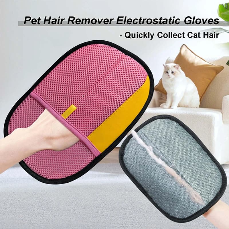 Offerta Speciale: Guanto Elettrostatico Magico per la Rimozione dei Peli di Animali Domestici, Extra Spesso e Resistente, per Cani e Gatti