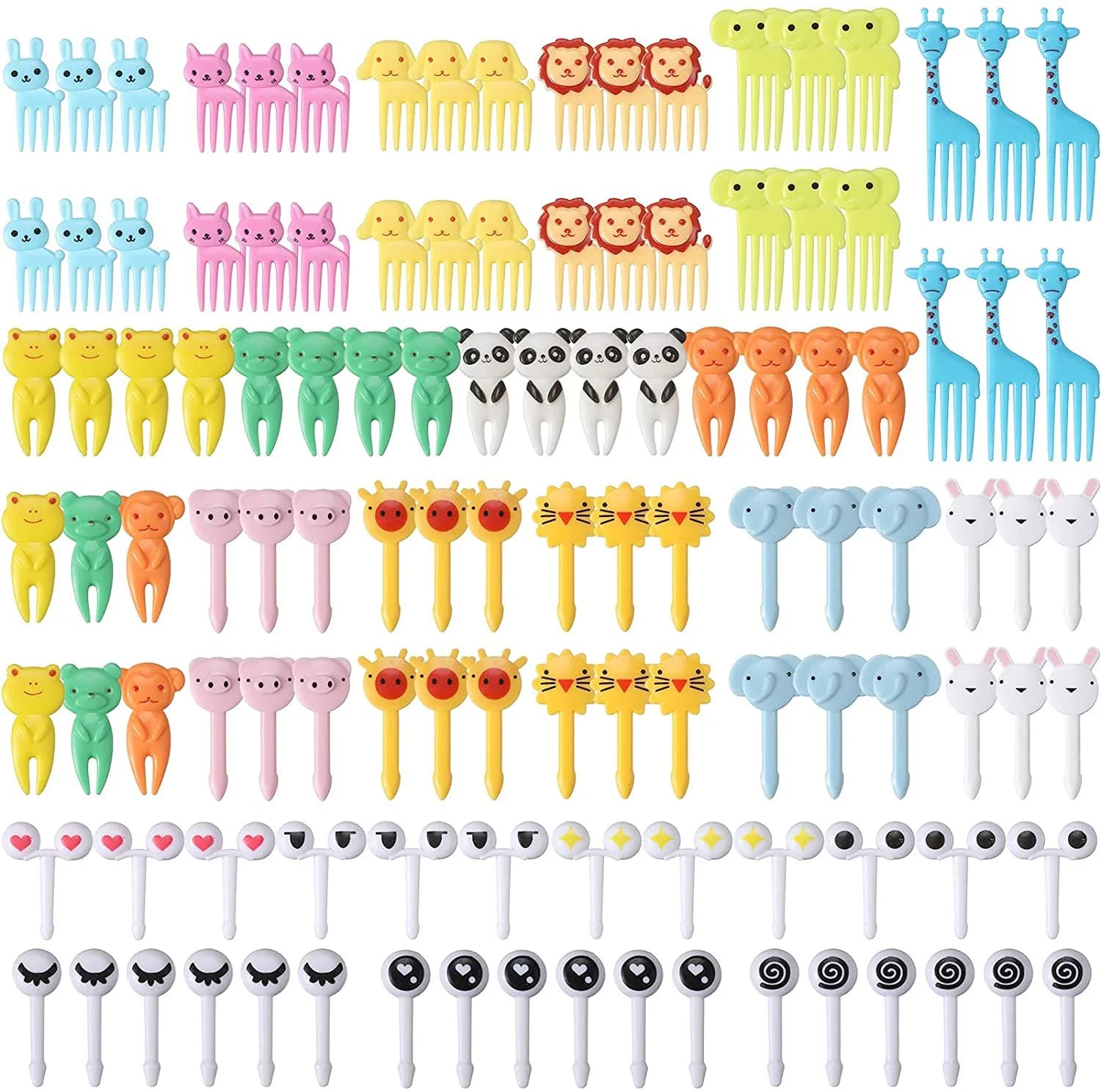 Forchette da frutta per bambini Lunch Box Anguria Mini plastica Dessert Pasticceria Forchette per snack per bambini Set Piccola forchetta per torta da dessert Kawaii
