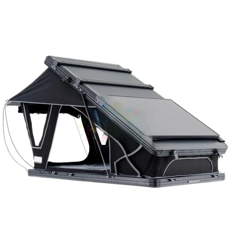 High Quality 4 Person Bracket Type Hard Shell Car Roof Top Tent PU3000mm Waterproof Outdoor Travel Camping Accessories