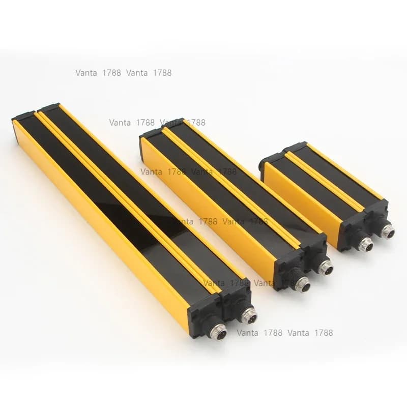 Interruttore fotoelettrico per tende a infrarossi passo 20 mm Dispositivo di protezione per le dita NPN PNP Sensore barriera fotoelettrica di sicurezza industriale