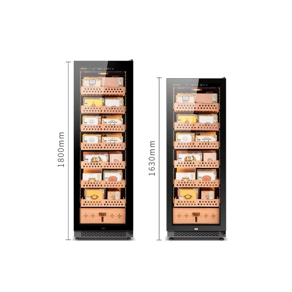 Armadietto per riporre prodotti elettrici, dispositivo di raffreddamento elettronico, umidificatore per semi, 1250 sigari, display per sigari