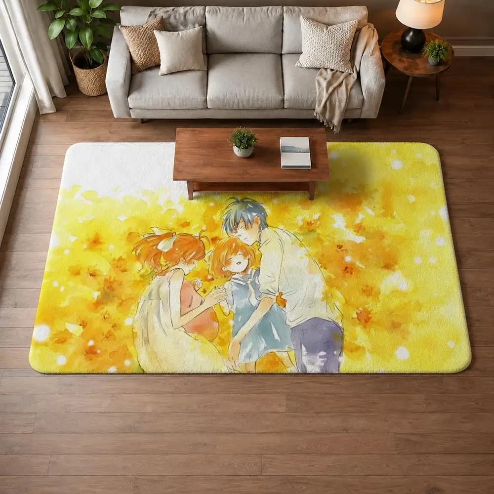 Anime CCLANNAD floor mat, door non-slip mat, bath mat, kitchen mat, super absorbent carpet for entrance