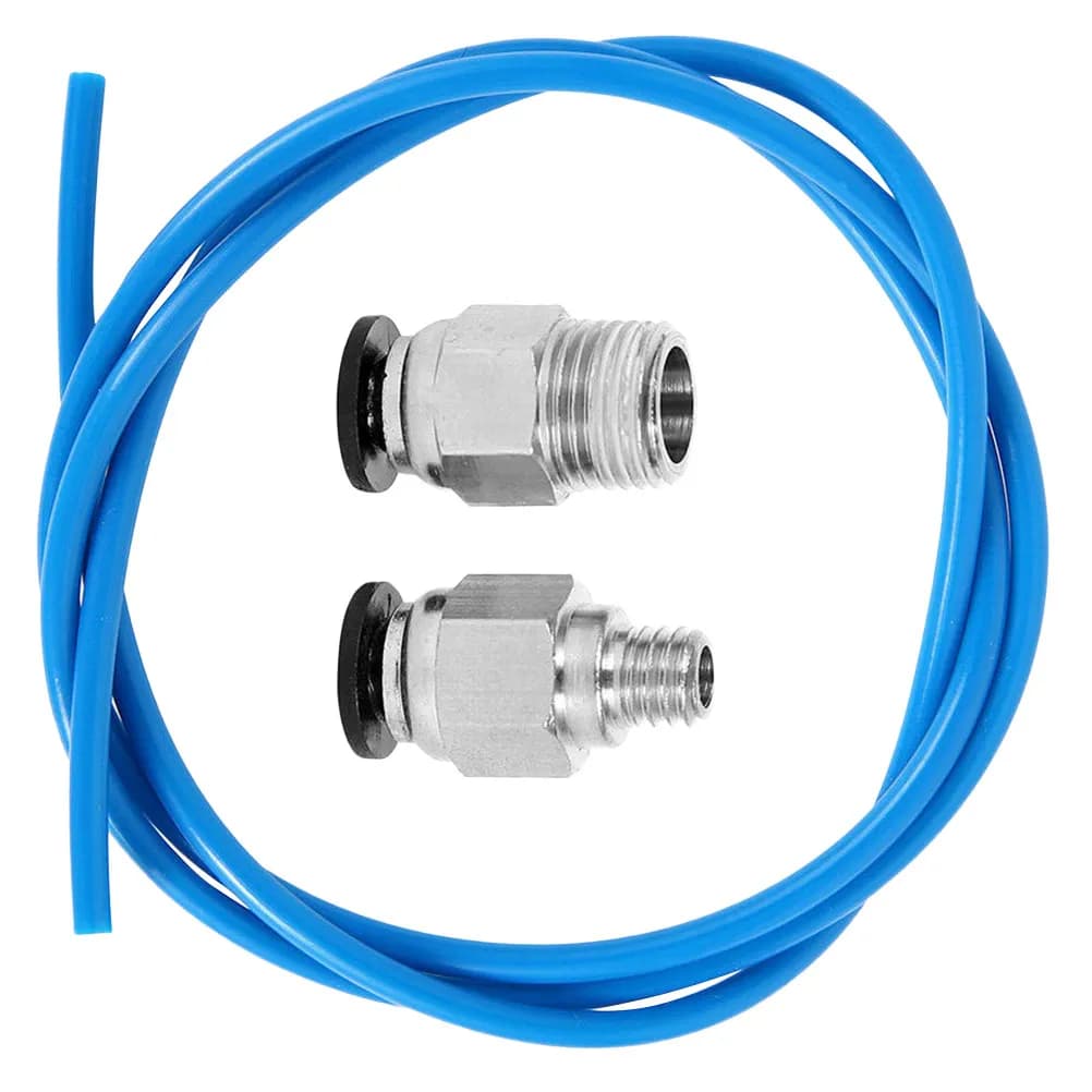 Set di 6 Connettori per Tubi Bowden in PTFE, Raccordi Pneumatici Resistenti al Calore, Tubi Autolubrificanti per Estrusori di Stampanti 3D