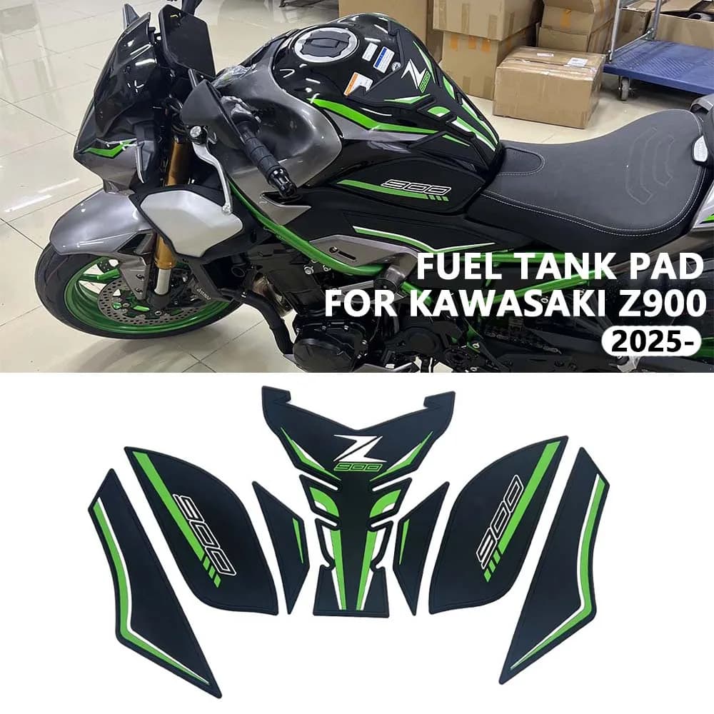 PER Kawasaki Z900 NUOVI Accessori Moto Antiscivolo Serbatoio Olio Combustibile Pad Lato Ginocchio Grip Decal Protector Adesivo Pad z 900 2025-