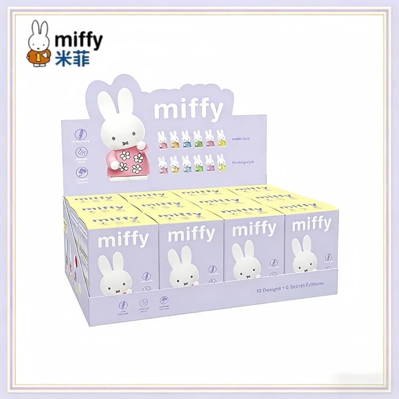 Portapenne Miffy Blind Box, Decorazione da Tavolo, Statuetta da Collezione, Serie Regalo, Ornamenti