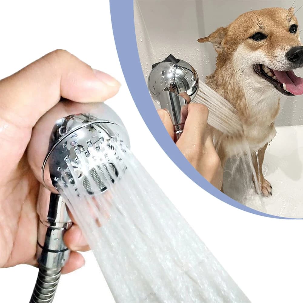 Doccia per animali domestici Spruzzatore per lavaggio a spruzzo Soffione doccia per cani per uso domestico Lavaggio morbido Soffione doccia per animali domestici Pulizia gatti Spruzzatori per bagno per cuccioli