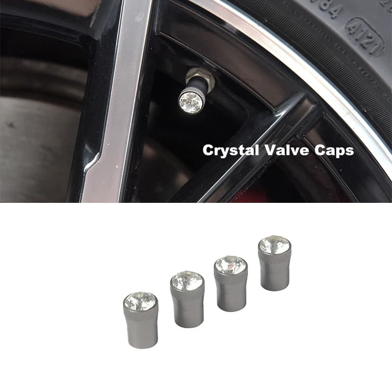 Auto Wheel Pneumatic Valve Stem Caps for Airdust Crystal Hoop Stem Air For BMW VW Toyota Auto Moto Auto Accessories for Auto Tool