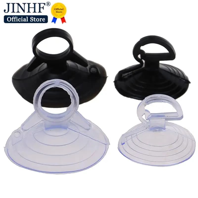 10 pz 35/45mm nero/gomma trasparente ventose ventose gancio auto parasole ventosa accessori auto