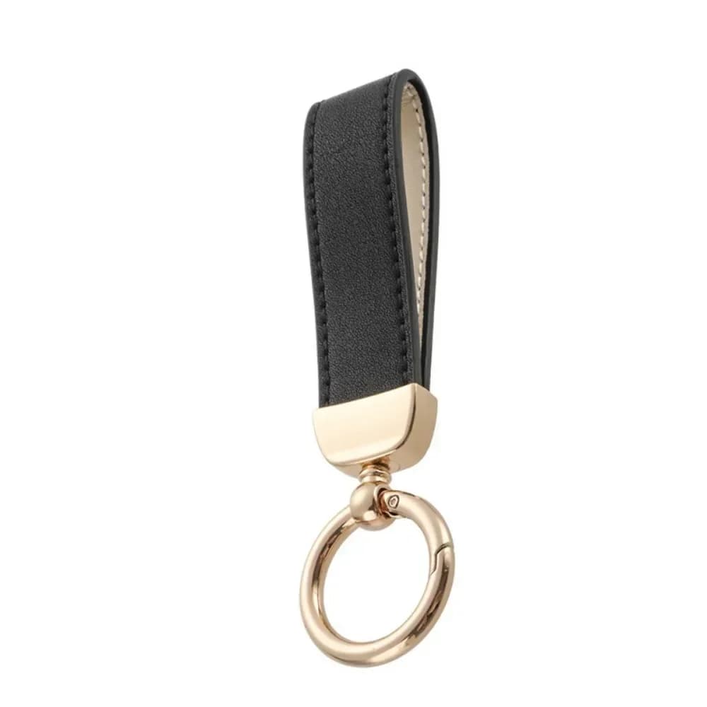 Portachiavi in Pelle per Affari con Logo Personalizzato, Portachiavi in Pelle PU per Uomo e Donna, Anello Portachiavi per Auto con Incisione, Regalo