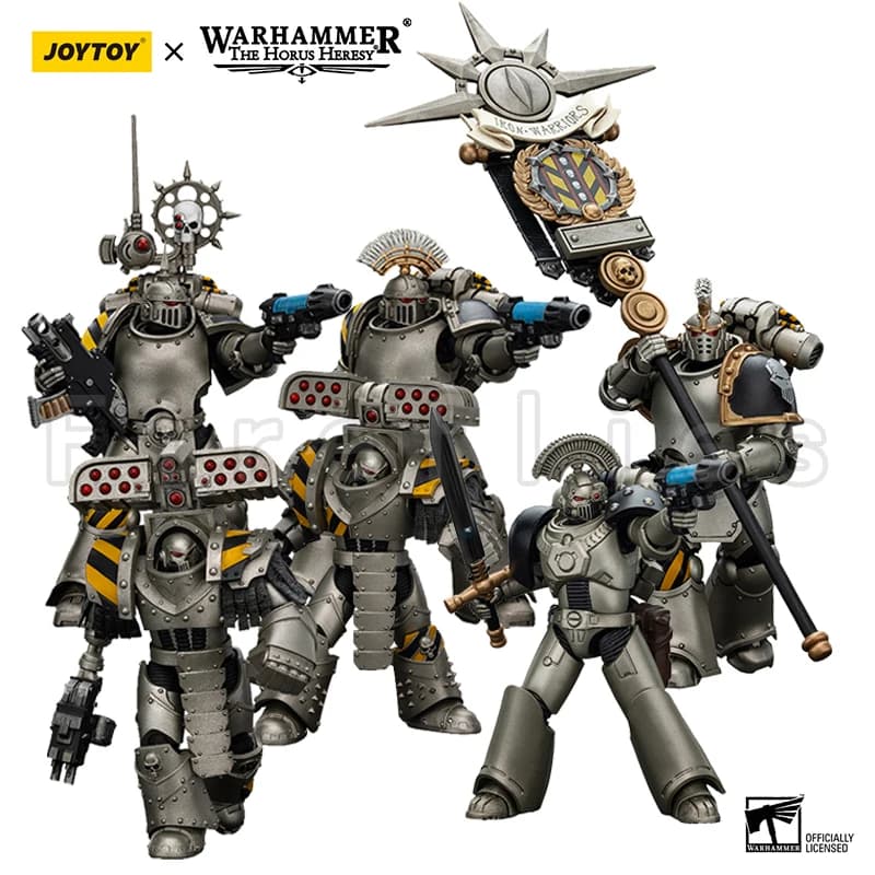 Action Figure JOYTOY 1/18 The Horus Heresy Iron Warriors MKIII Tactical Tyrant Siege MKVI Tactical Iron Circle Modellino Anime