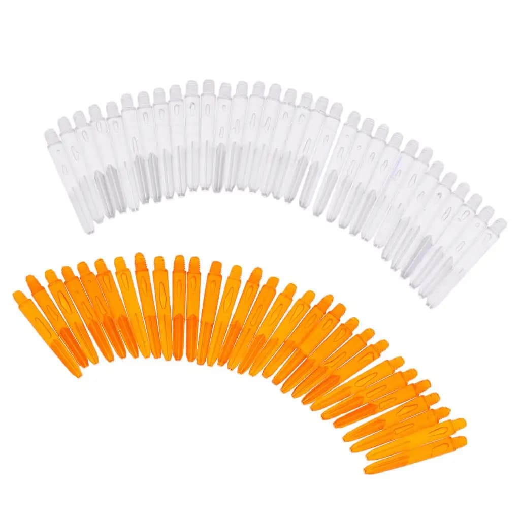 Aste per Freccette con Filettatura 2BA, Steli Leggeri in Plastica, Accessori Professionali per Freccette con Punta in Acciaio e Punta Morbida