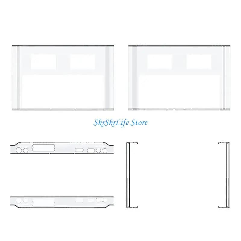 E65E Set completo protezioni per custodie protettive Cover per console gioco portatile GO Protezioni Custodia per