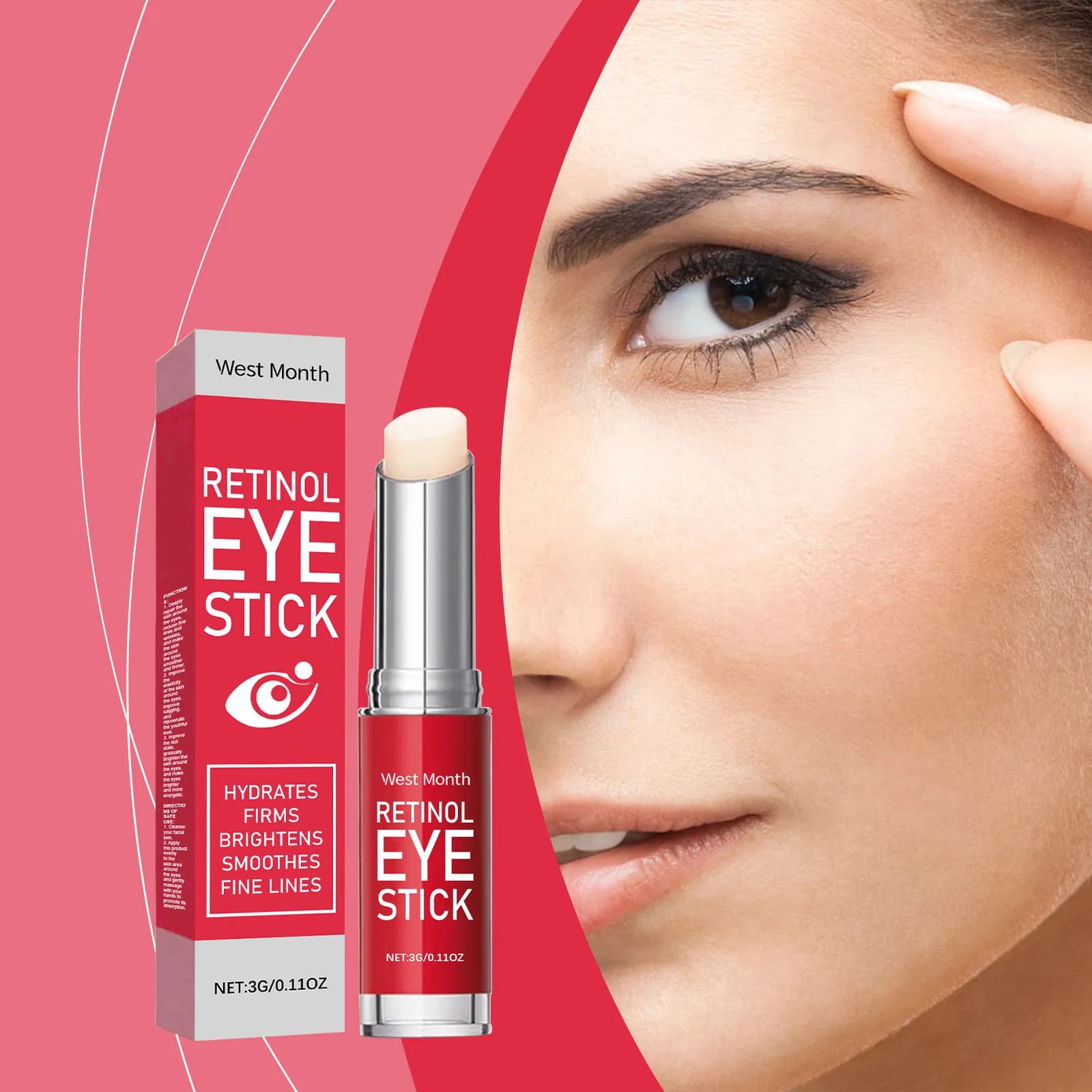 Eye stick to the retinol with collagen Anti-aging eye cream for swelling and bags under the balm for the eyes Reduces the eyes
