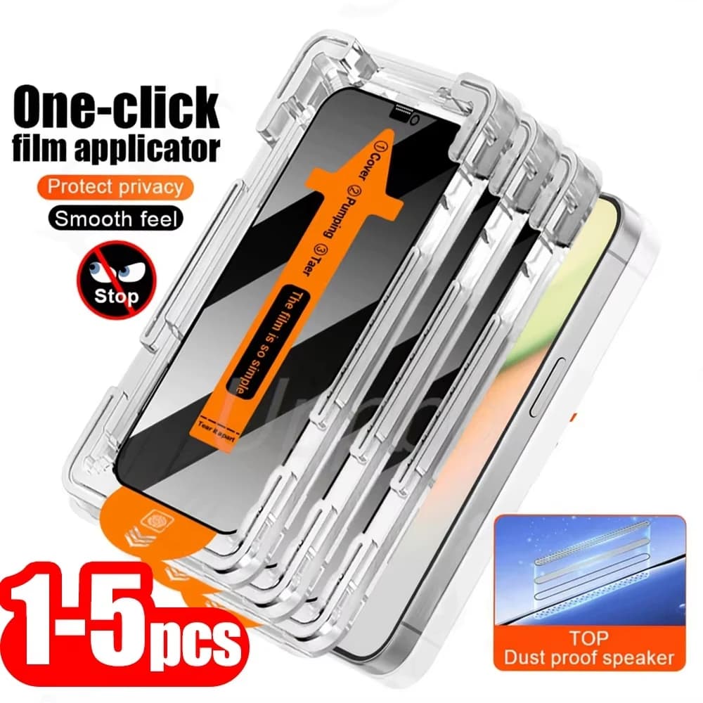 Pellicola Protettiva Privacy 1-5 Pezzi con Rivestimento Oleofobico, Senza Polvere, Facile da Installare per Xiaomi 13T Pro 13, Vetro Temperato Anti-Spia