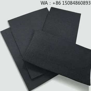 High Temperature Fireproof PANOF Preoxidized Fiber Felt, Industrial Oven Insulation Carbon Blanket Heat Barrier Nonwoven Raw Mat