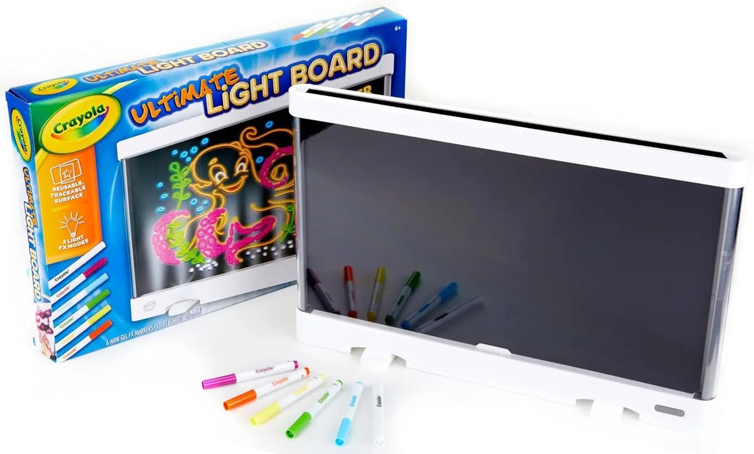 Kids LED Drawing Table - White, Artistic Projector, Gift for Boys and Girls from 6 Years Up, Creative Toy Funny