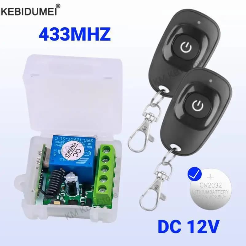 RF EV1527 Trasmettitore di codice di apprendimento 433 Mhz Interruttore di telecomando wireless universale DC 12V 1CH Modulo ricevitore relè