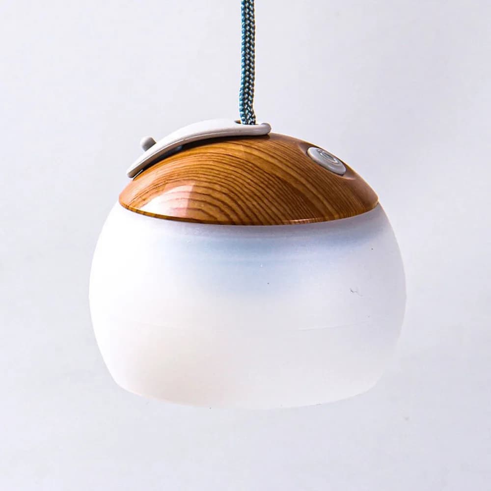 Lanterna da campeggio multifunzionale Materiale in silicone ricaricabile tramite USB Luce da tenda con ricarica USB Illuminazione calda impermeabile