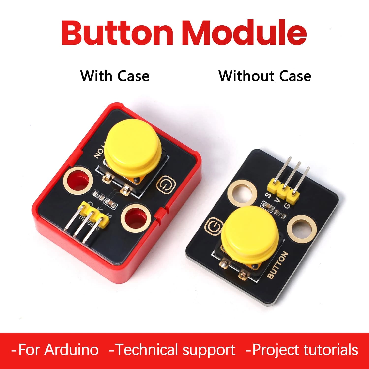 1 PC Single channel button module DIY electronic blocks compatible with Arduino/Raspberry Pi/Micro bit and LEGO