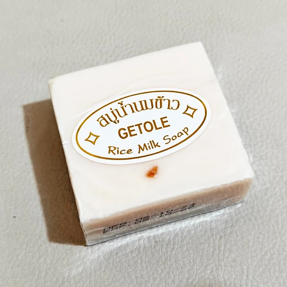 1/2/3 pieces 65g Thailand Gelsomino Rice Handmade Flavour Collagen Vitamin Leather Bathing Tool Rice Milk Flavor Agents