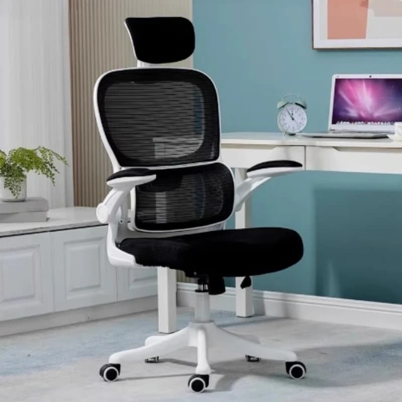 Sedia da Gaming con Controllo dell'Inclinazione, Design di Lusso, Ergonomica e Confortevole, con Ruote, in Tessuto a Rete per Ufficio e Casa