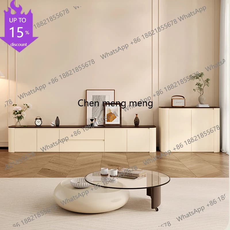 G153 White Living Room Tv Stands Modern Monitor Luxury Minimalist Drawers Tv Table Hallway Storage Suporte Para Tv Home Furnitur