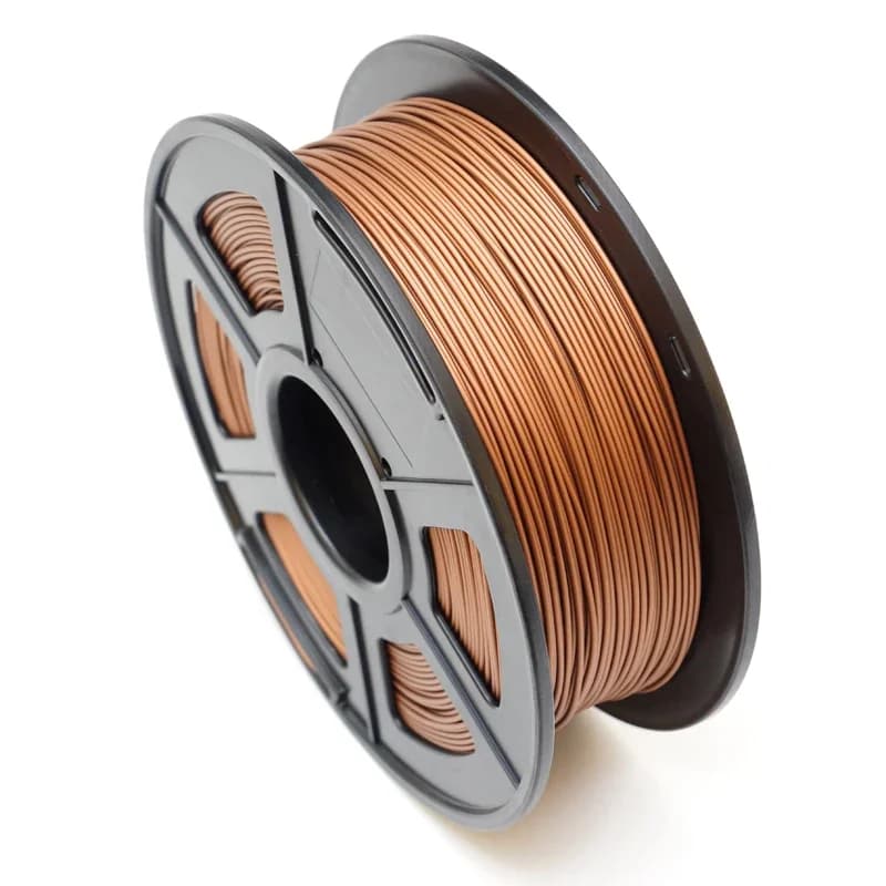 3D Printer Filaments 20% Percent Metal Based on PLA 1.75mm 1kg/2.2lb Copper Steel Iron 3D Printing Plastic Material