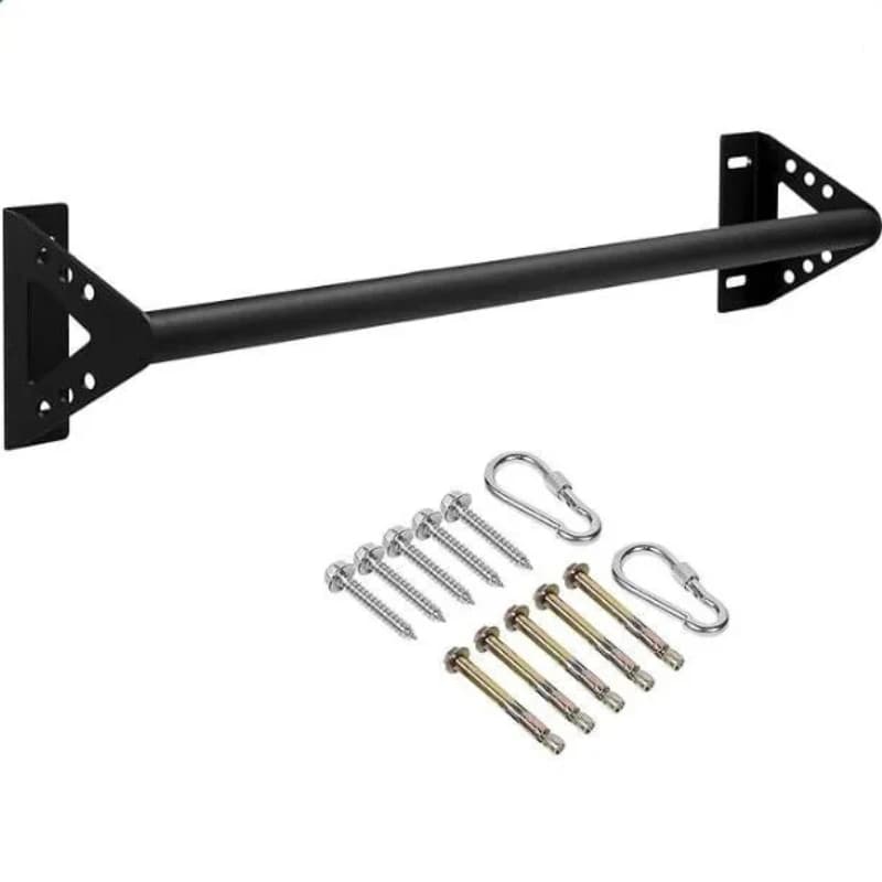 Wall Mounted Horizontal Pull Up Bar Doorway Heavy Duty Pull Up Pole Indoor Strength Training Portable Fitness Workout Equipment