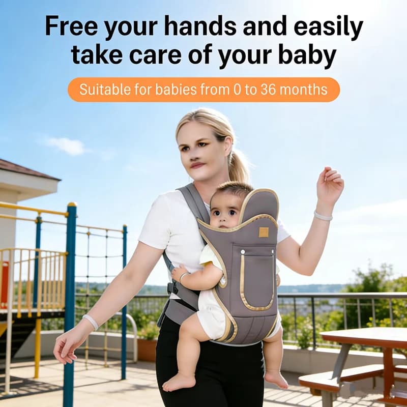 Baby Carrier Ergonomic Kangaroo Infant Kid Sling Back Front Facing Backpack Wrap Baby Bag Months Ventilate Go Out All-season