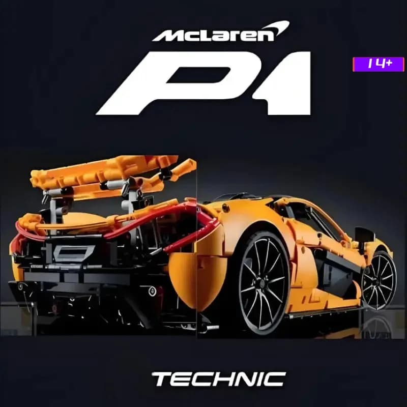 3893Pcs Technical Building Blocks Compatible 42172 McLaren P1 Assemble Puzzle Model Sports Car Toys for Boy Birthday Gifts