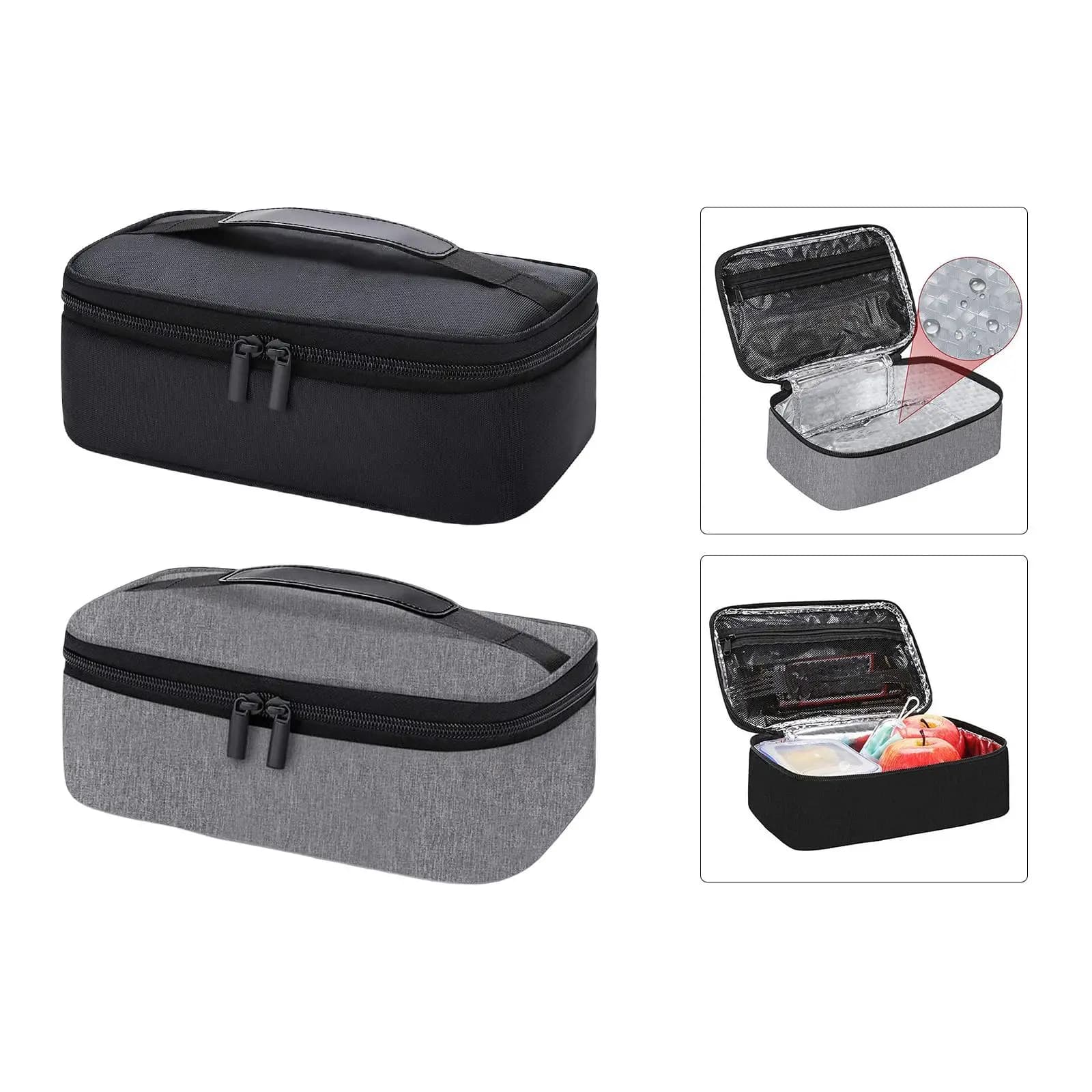 injoyjo Borsa tote riutilizzabile con fodera resistente per il pranzo isolata per esterni