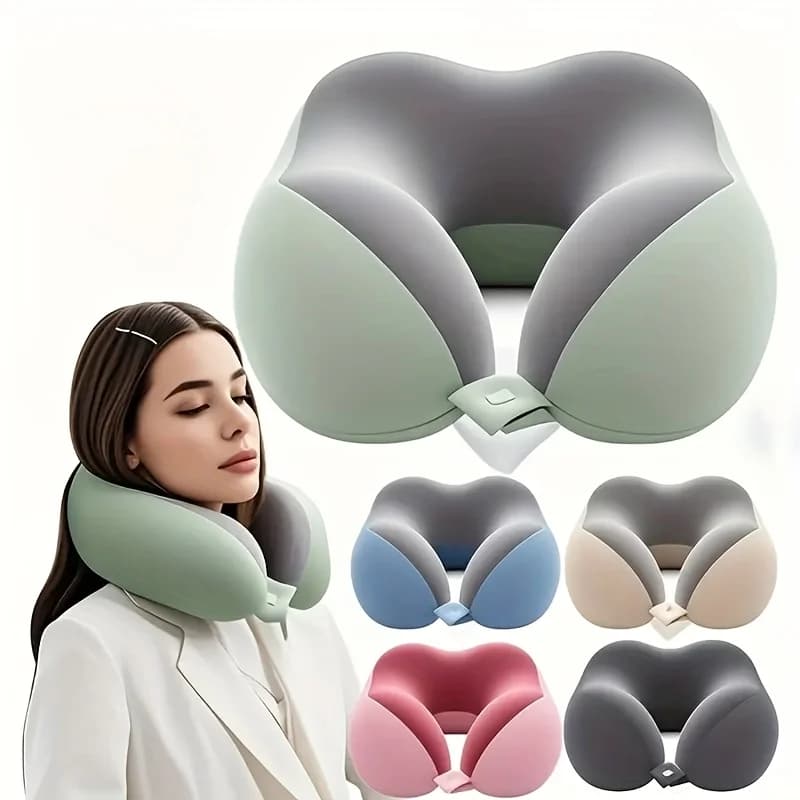 2026 U-shaped Neck Pillow，Medium Soft U-shaped Neck Pillow for Travel and Office | Ergonomically Designed