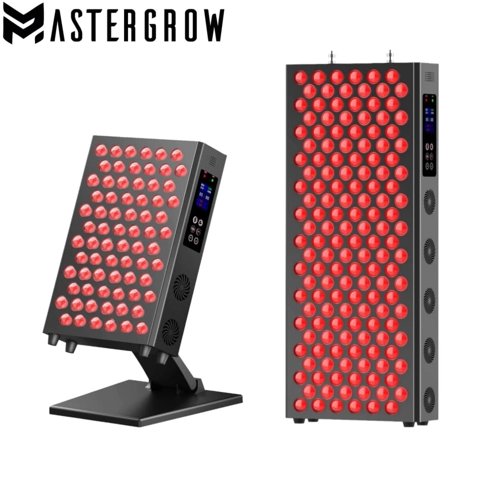 Lampada da pannello per terapia a luce rossa a LED con temporizzazione a doppio chip 660nm Luce per terapia vicino a infrarossi 850nm Dispositivi di bellezza a LED per viso e corpo