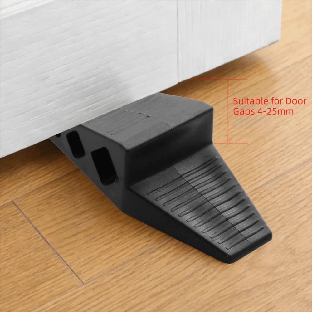 Fermaporta in Silicone Antiurto, Cuneo Antiscivolo, Supporto da Pavimento Anti-Collisione, Design Nascosto Riutilizzabile per Camera da Letto