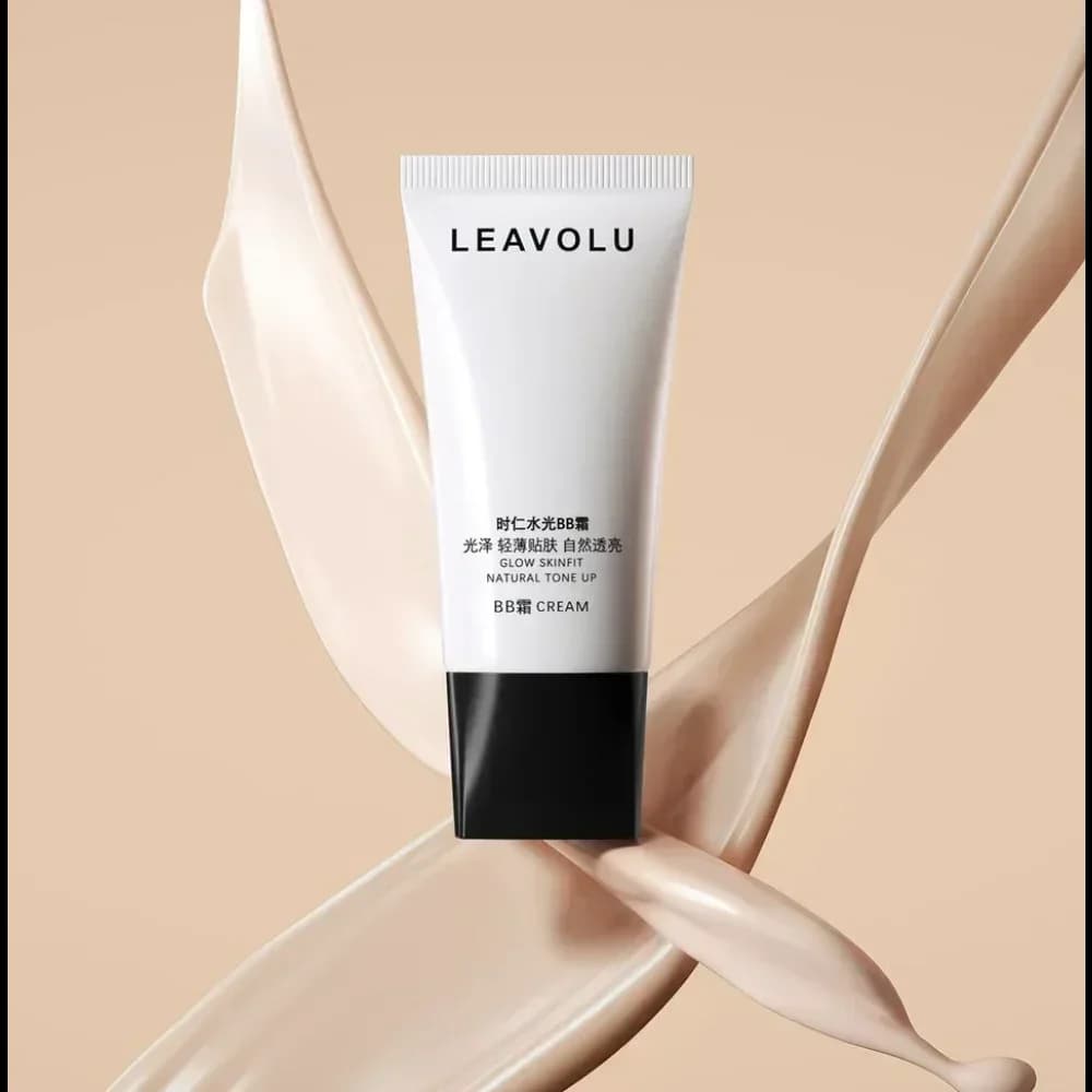 LEAVOLU Fondotinta Corea Trucco Tono Naturale BB Cream Correttore Idratante a Lunga Durata Controllo del Petrolio Cosmetici di Bellezza Rara