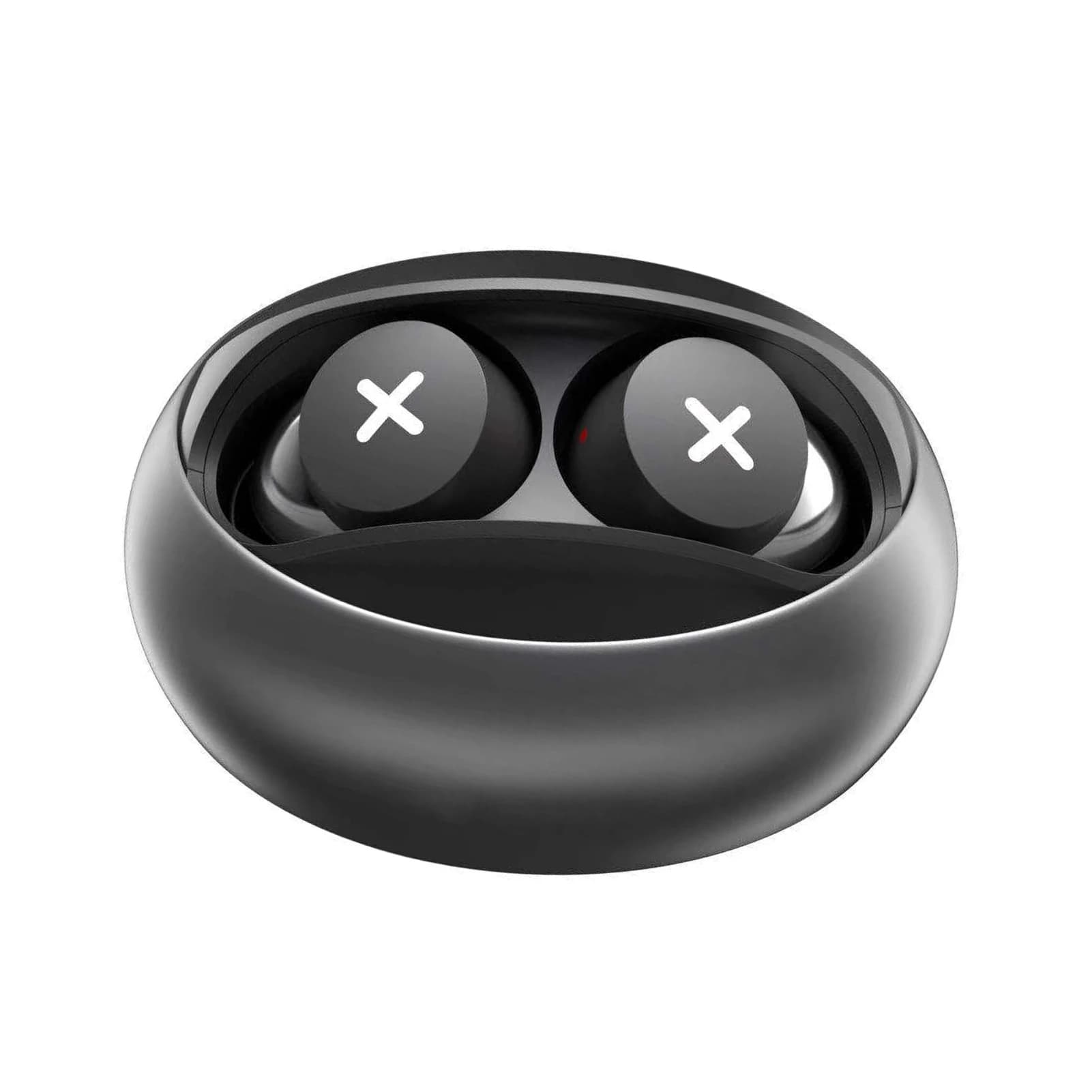 Auricolari wireless Bluetooth 5.3 con microfono - Cuffie sportive con custodia di ricarica, ricarica wireless e controllo touch