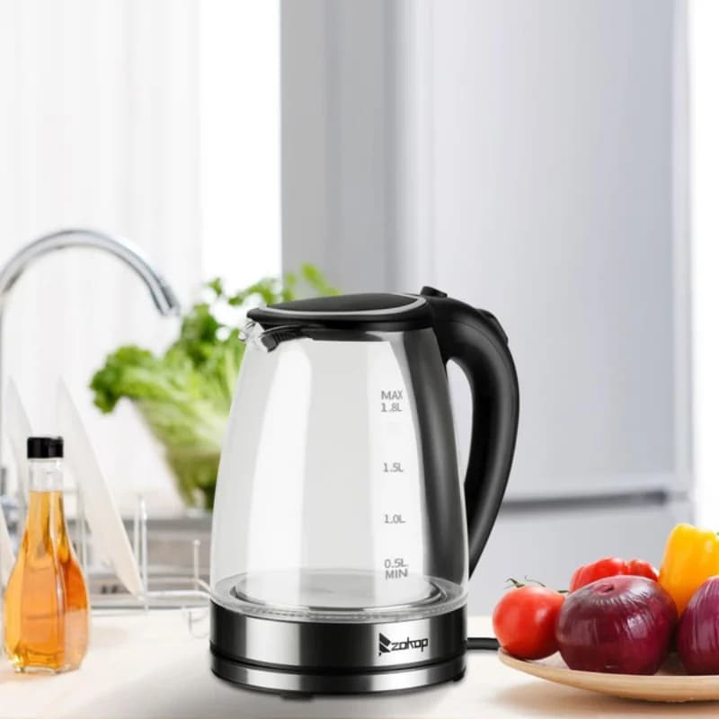 HD-1857-A 110V 1200W 1.8L Electric Glass Kettle Electric kettle Hot water pot for health