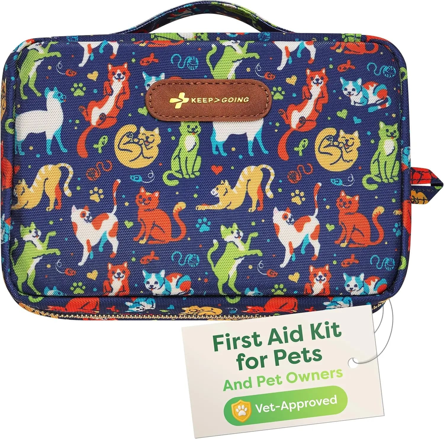Kit di Pronto Soccorso per Cani e Gatti - Forniture per Emergenze, Viaggi, Auto e Campeggio