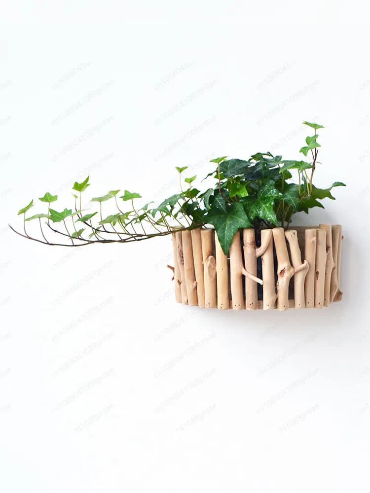Wall-mounted Wall-mounted, Wall Decorative Bottles for Living Room, Semi-suspended Creative Plants