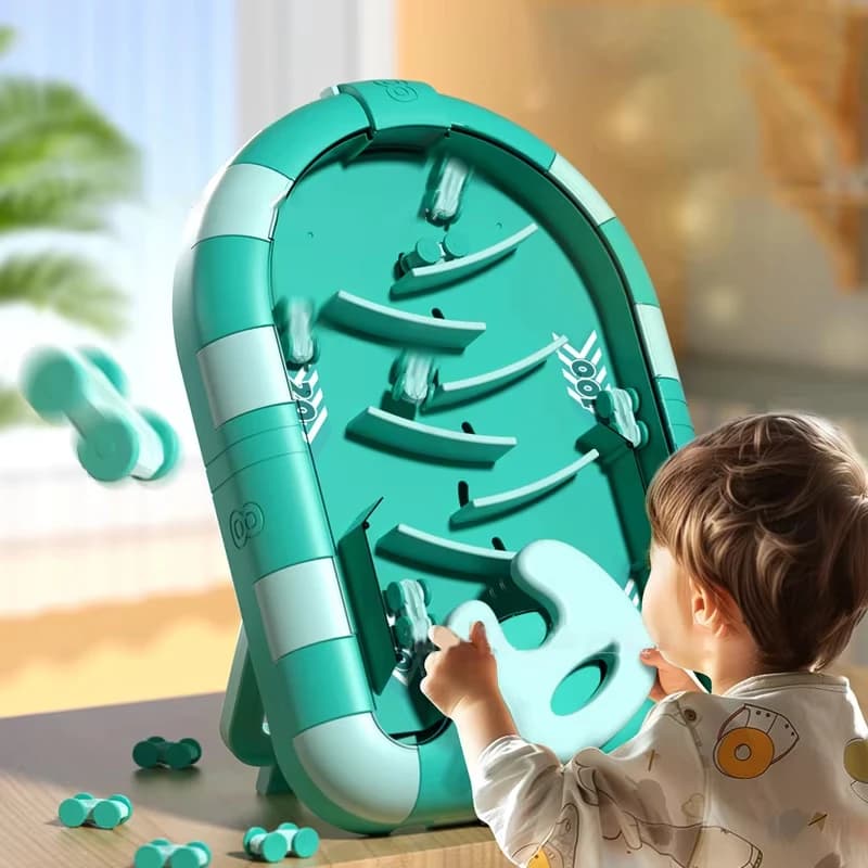 Gioco da Tavolo per Bambini con Auto su Pista, Rampa Rotante, Gioco di Strategia Interattivo Educativo Sociale