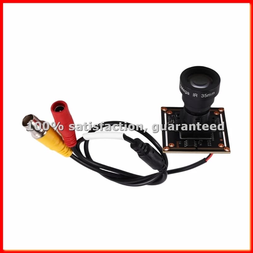 Modulo Telecamera CCTV Analogica 1200TVL 5MP con Lente da 35mm per Microscopio Fai-da-Te, Telescopio, Telecamera per Auto, Videocitofono PAL-VVNB